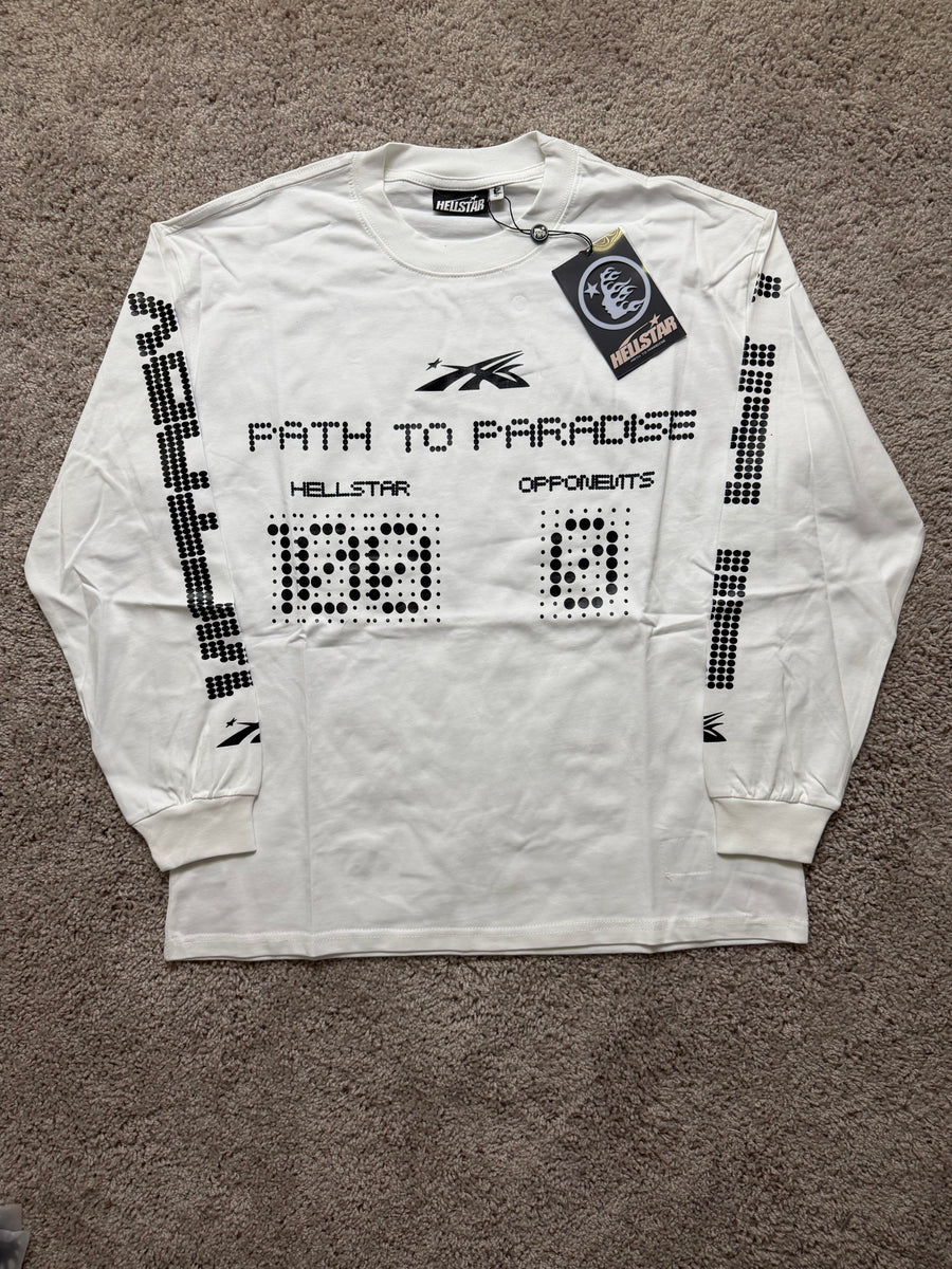 Hellstar White Scoreboard Long Sleeve