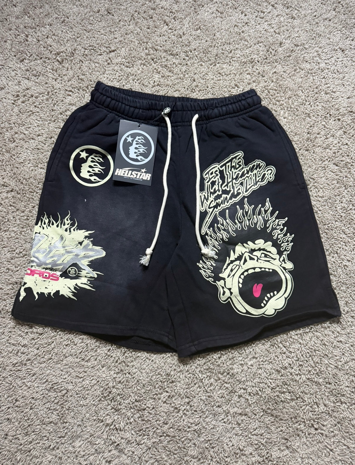 Hellstar Records Black Shorts