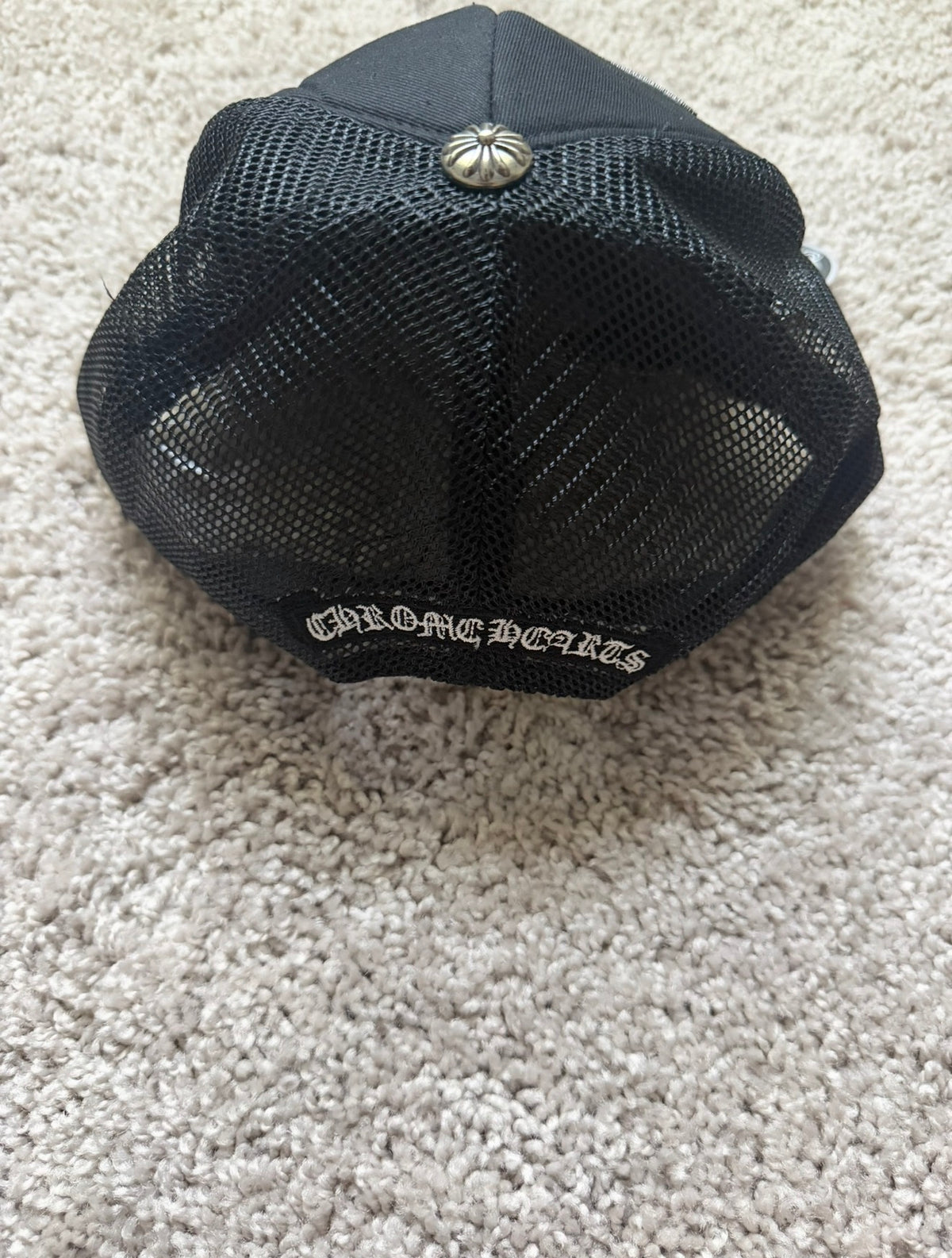 Chrome Heart Black Trucker Hat