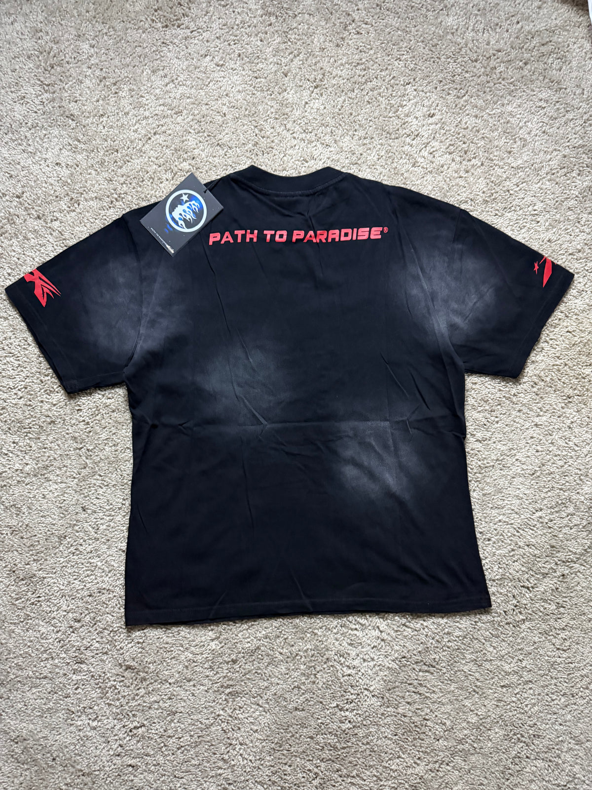 Hellstar Flame Red accent tee
