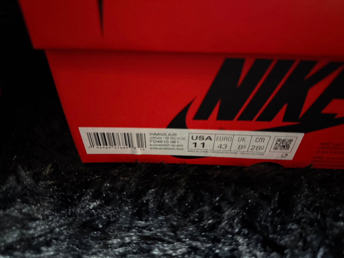 Jordan 1 High “Satin Bred” Brand new
