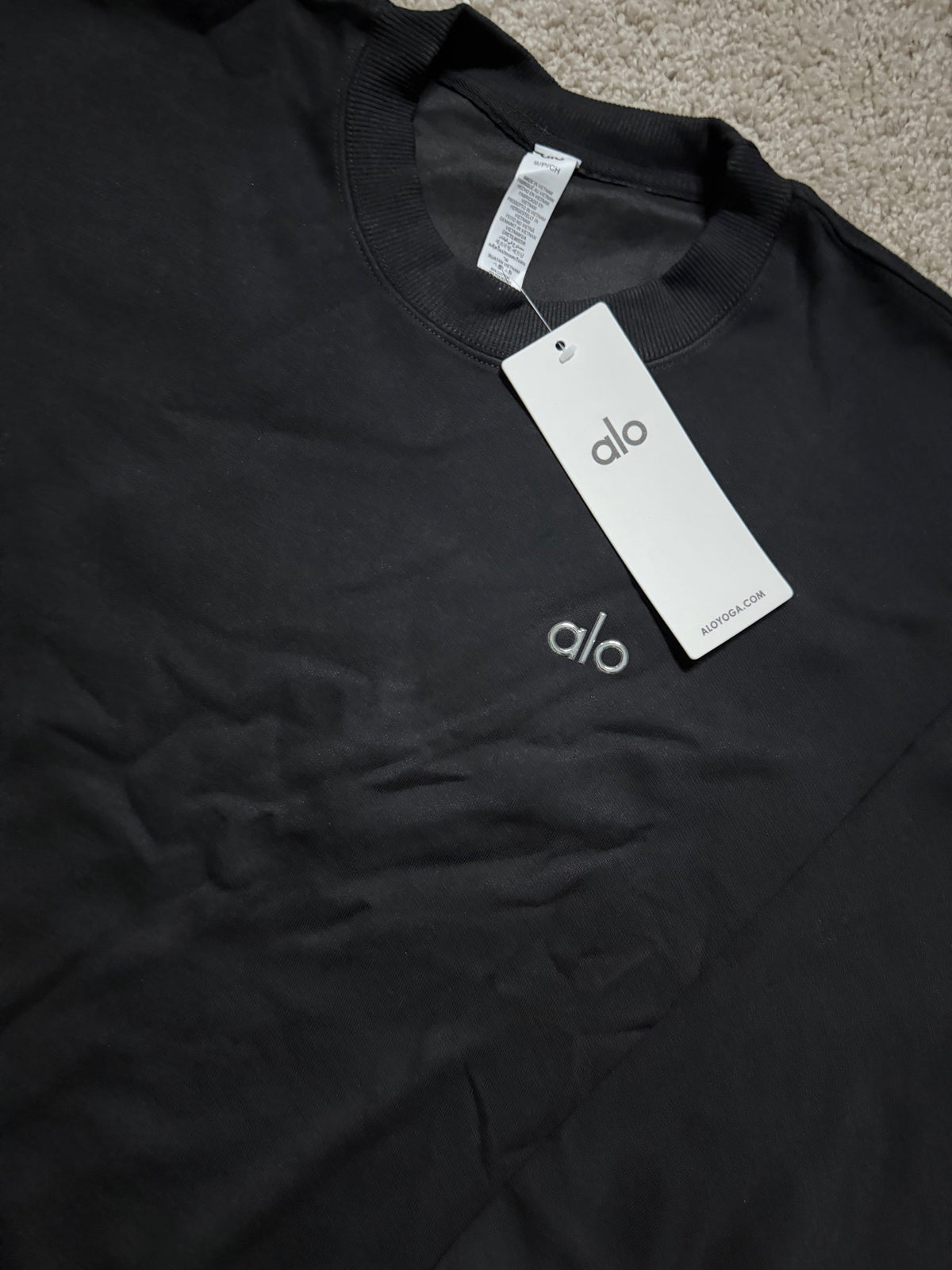 Alo black Crewneck