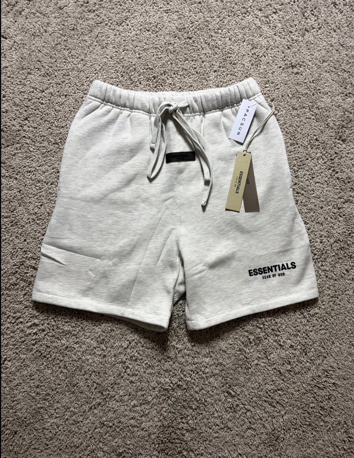 Essentials Light Oatmeal Shorts