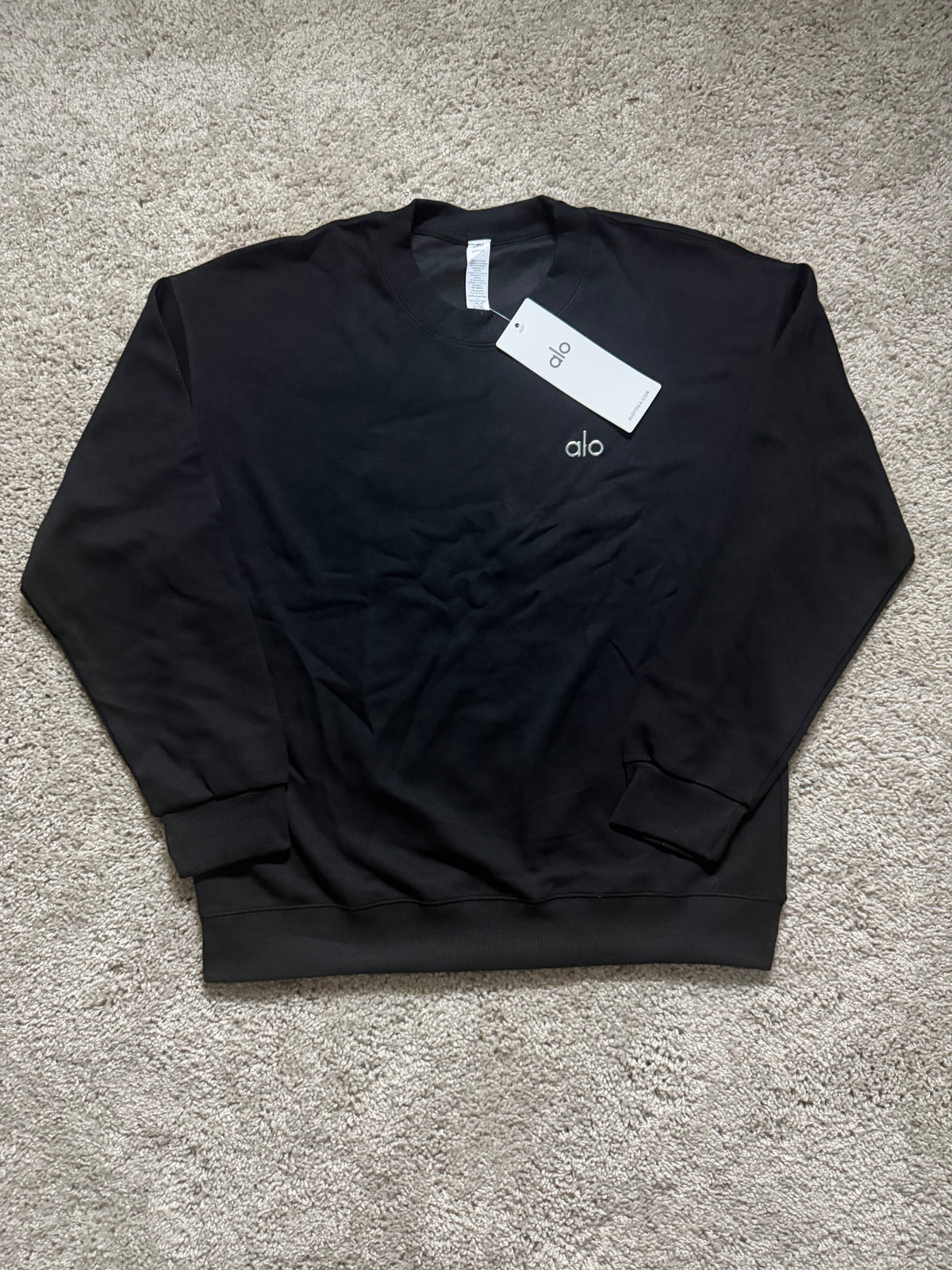 Alo black Crewneck