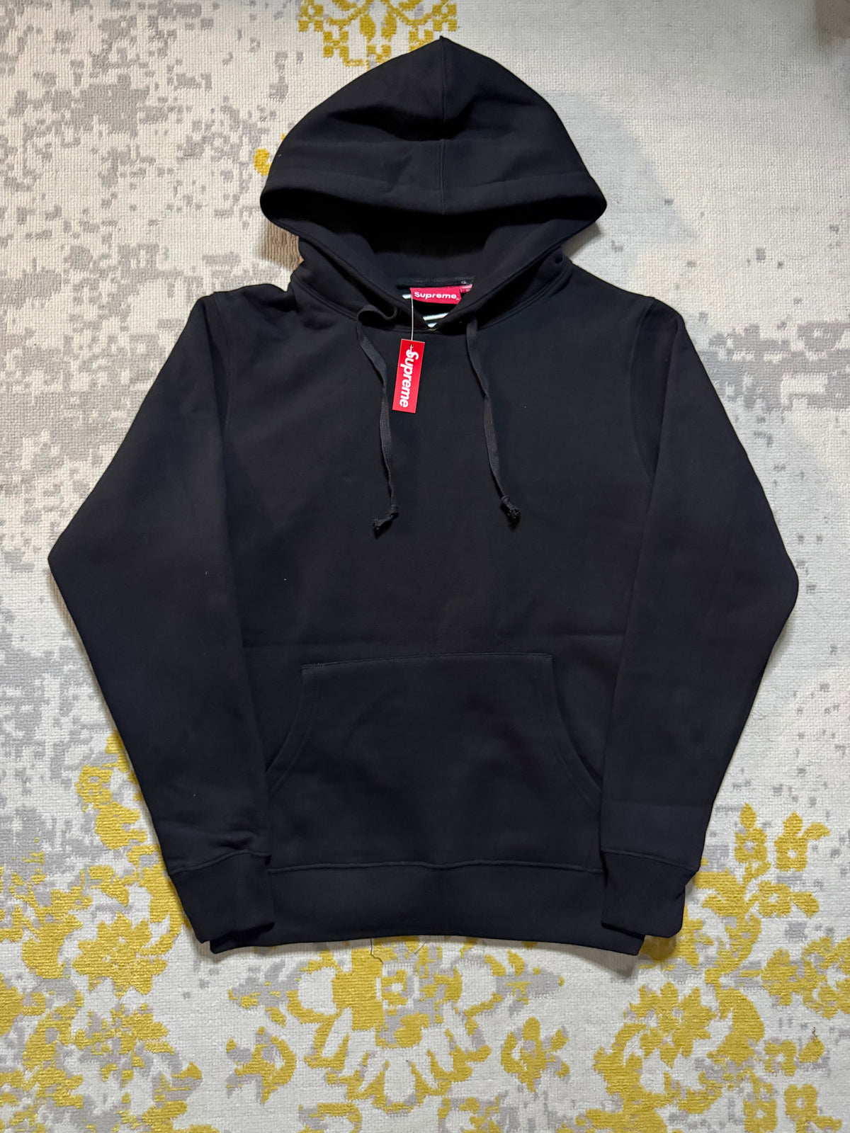 Supreme Back Logo Black hoodie