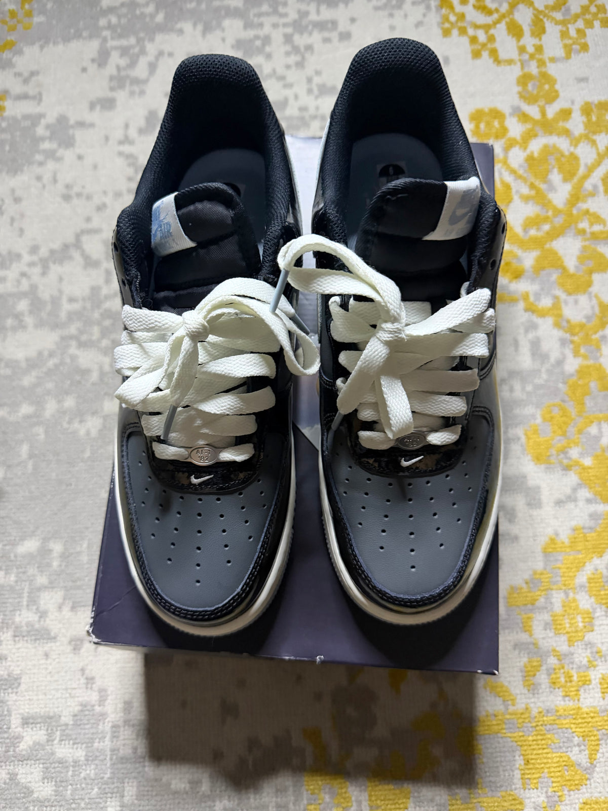 AF1 Iron Grey Patent
