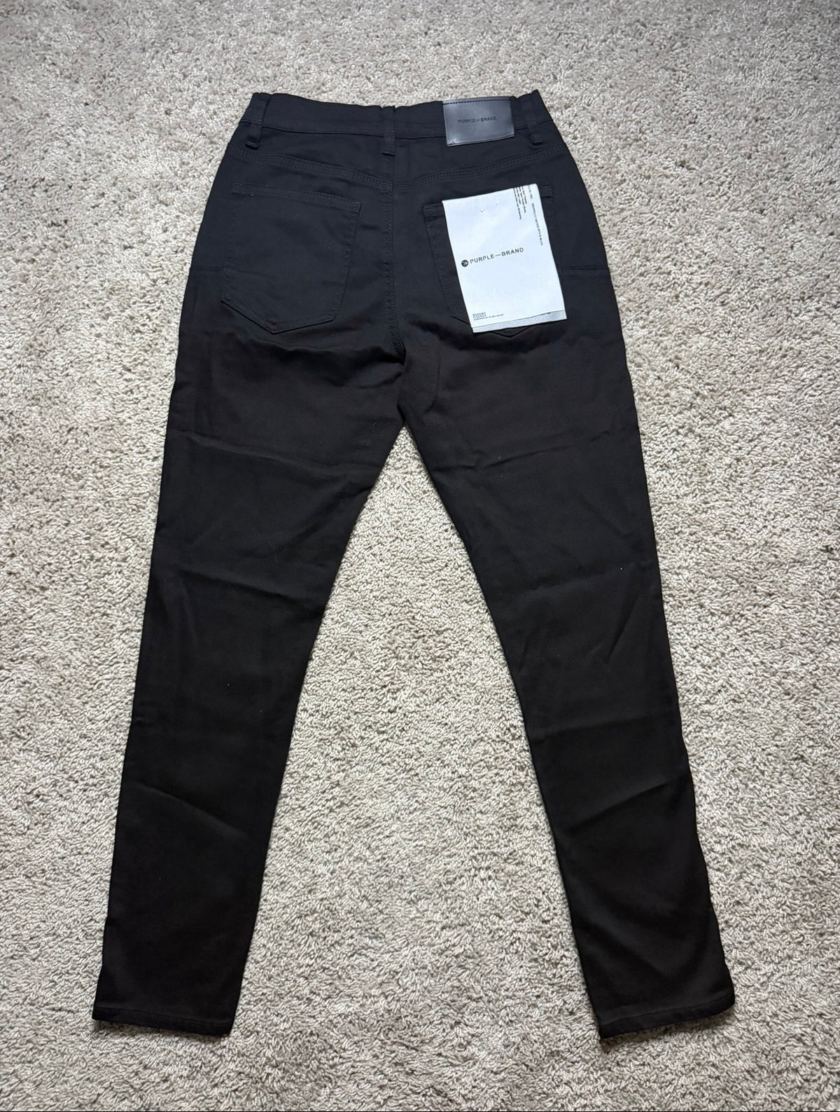 Purple P001 Black Jeans