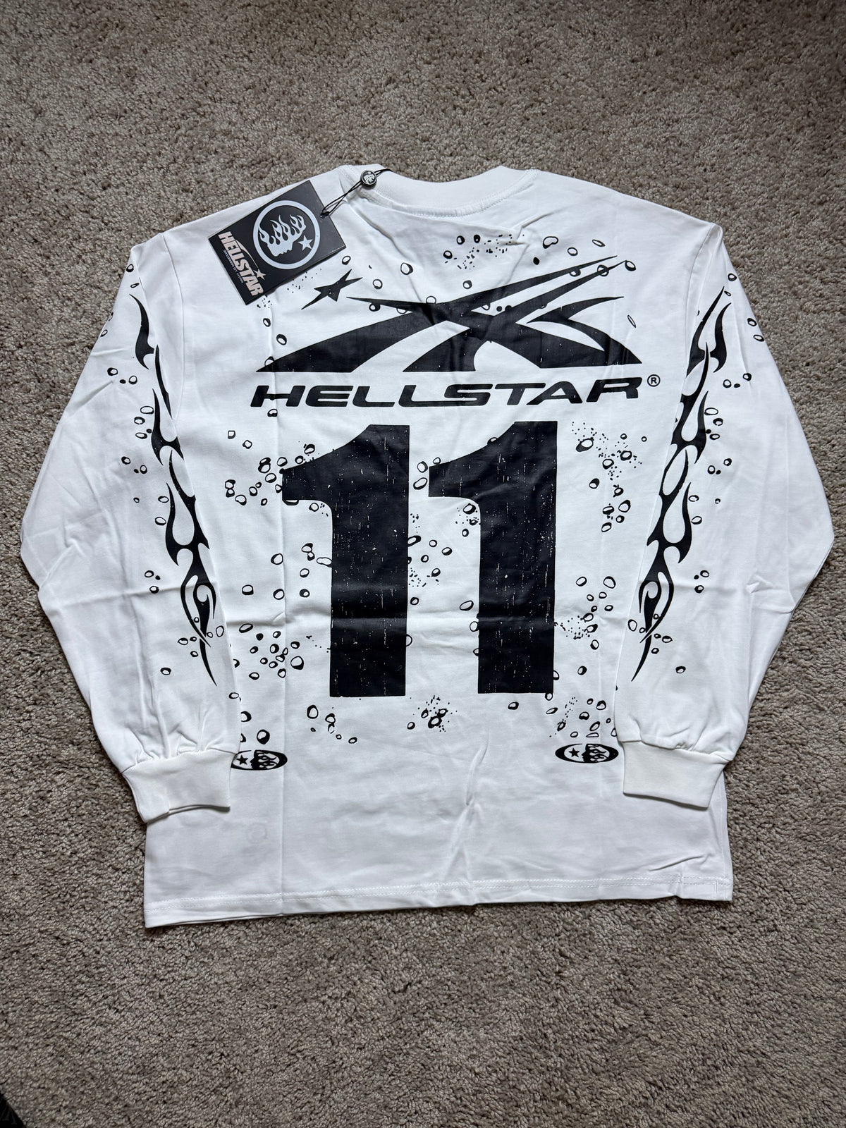 Hellstar silver accent #11 Long Sleeve