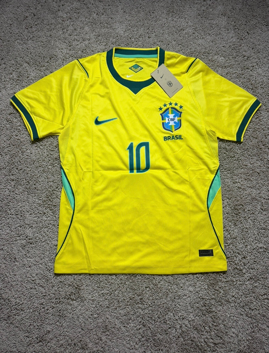 Nike Brazil Neymar Jr Yellow Jersey