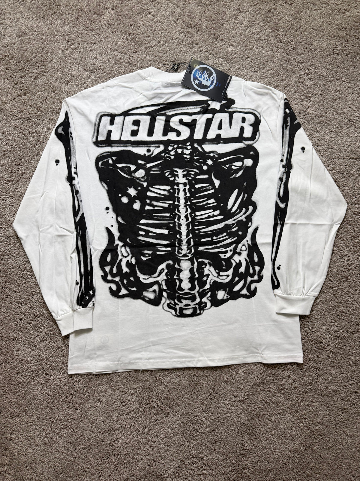 Hellstar No Guts No Glory white Long sleeve