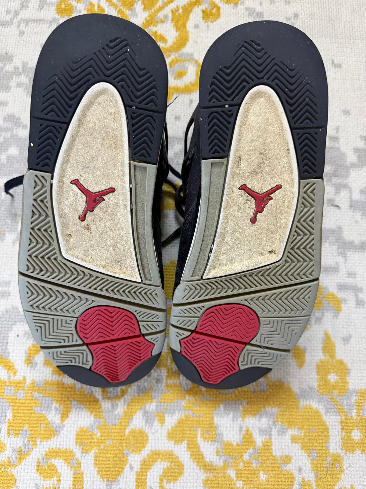 Jordan 4 black canvas Pre-Owned