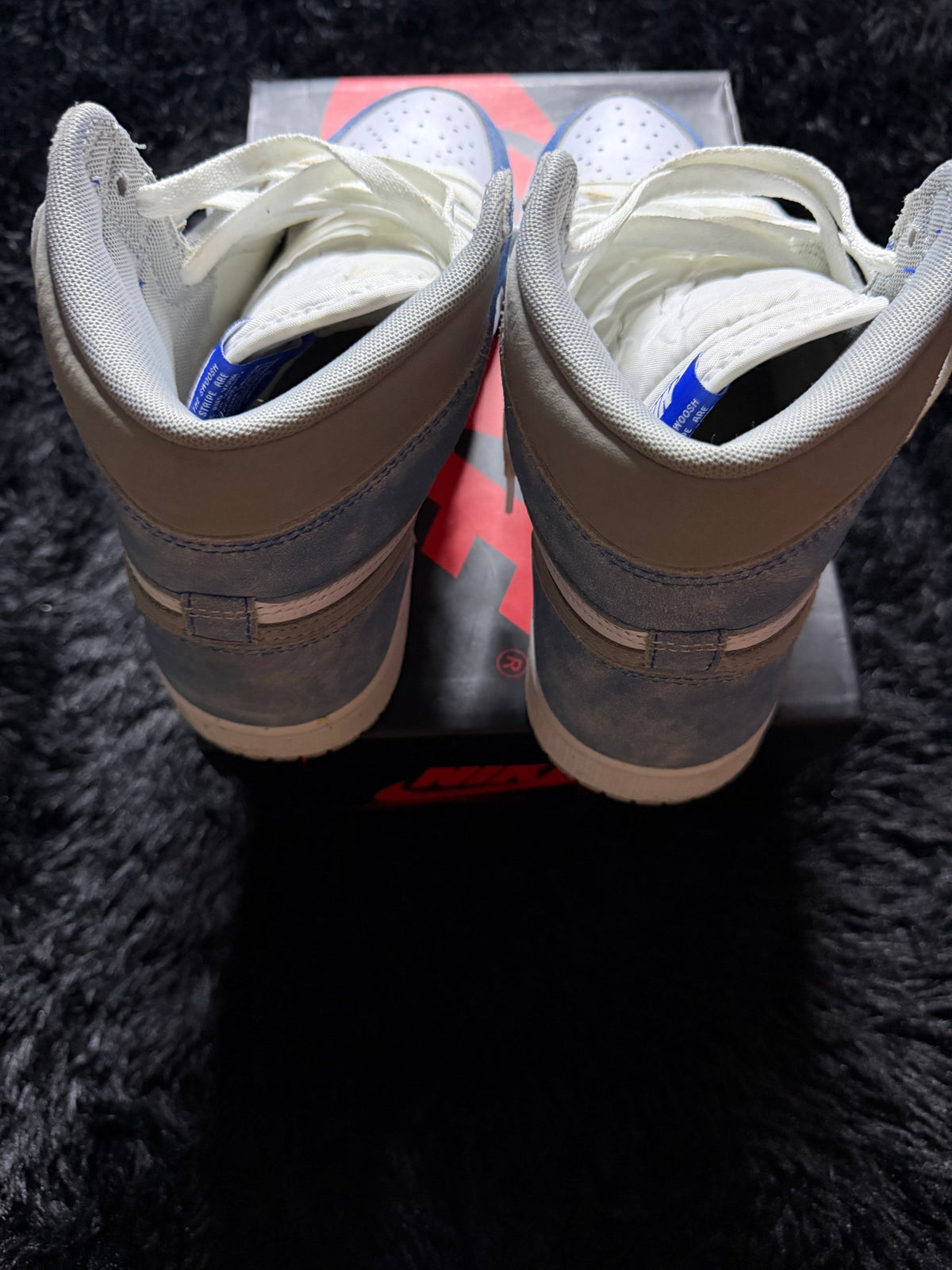 Jordan 1 High “Hyper Royal” Worn 1x