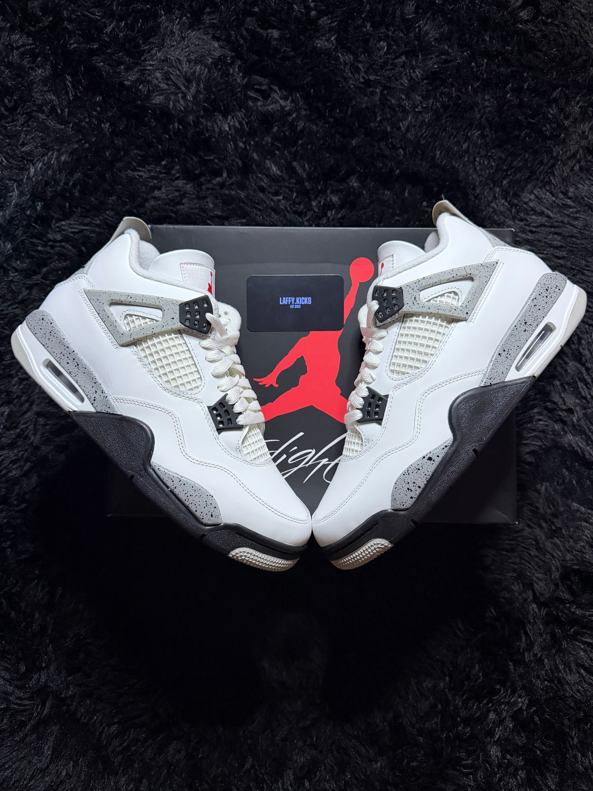 Jordan 4 “White Cement” Brand New