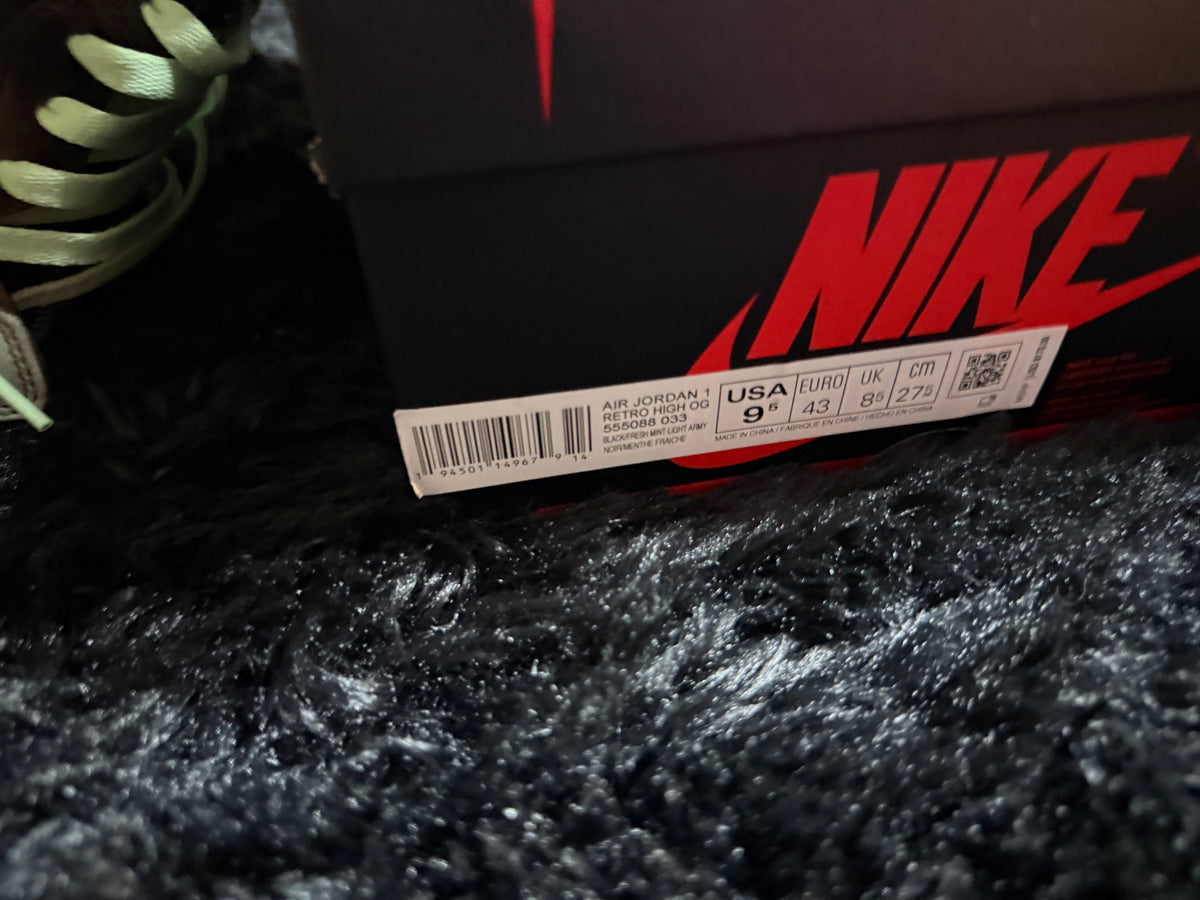 Jordan 1 High “Light Army Rust” Pre-Owned