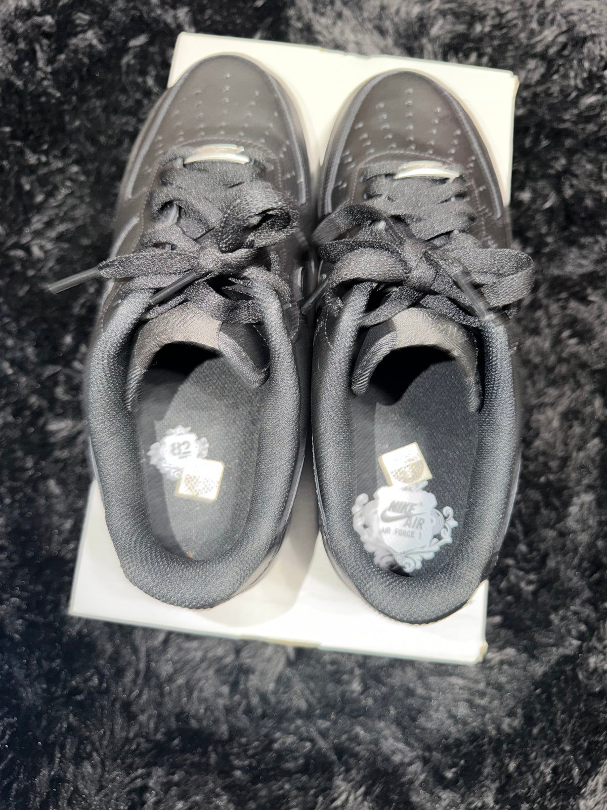Af1 black worn 1x