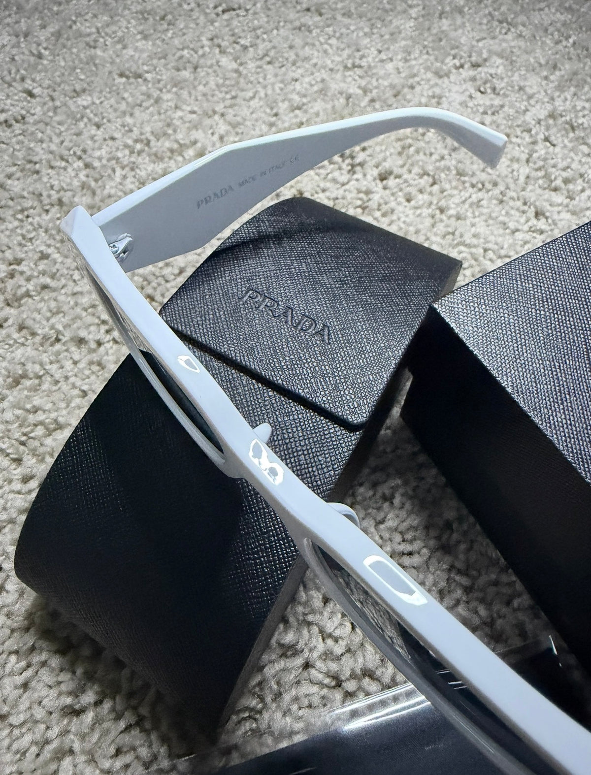 Prada White Sunglasses