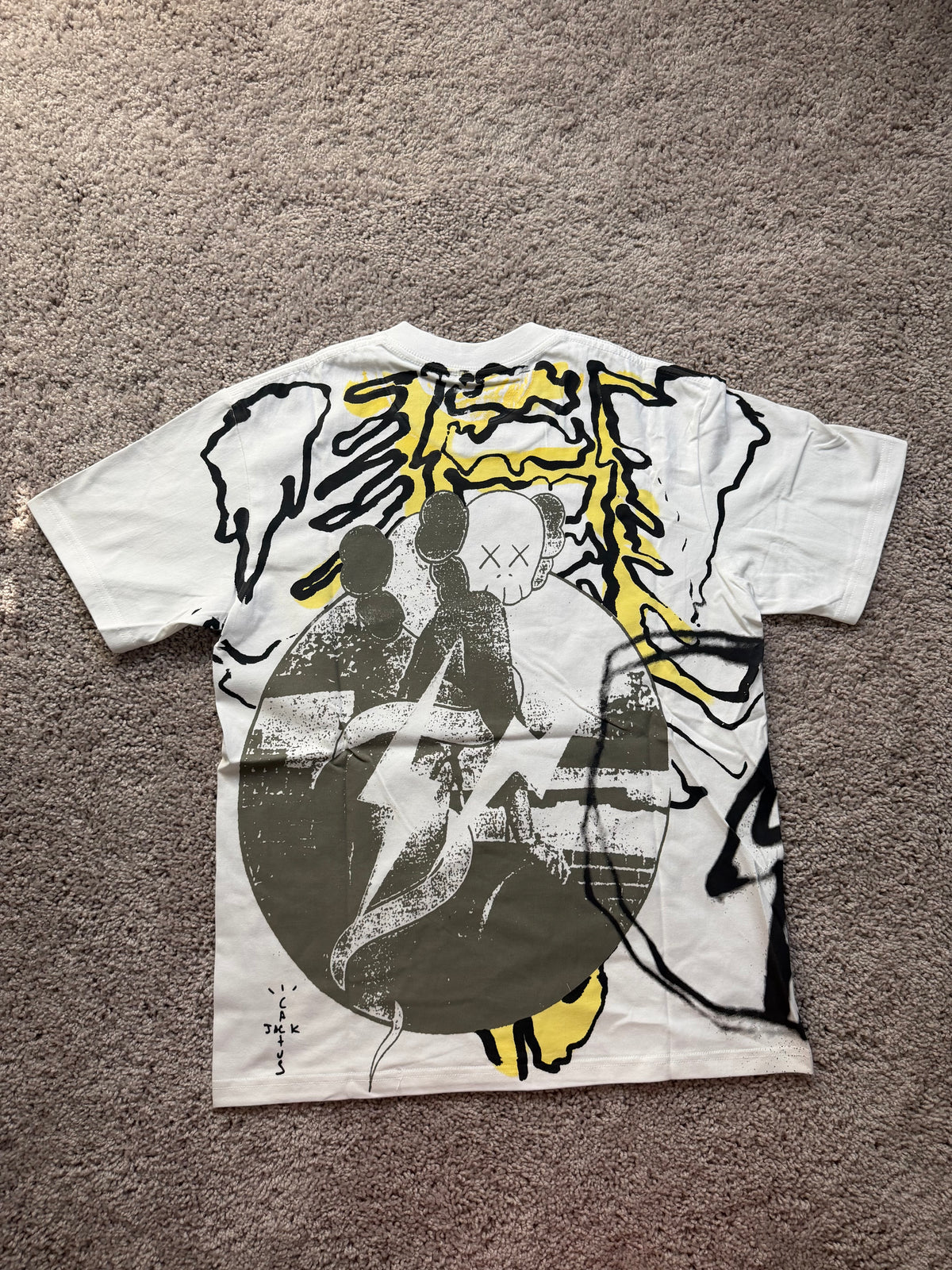 Cactus Jack X Kaws White Tee