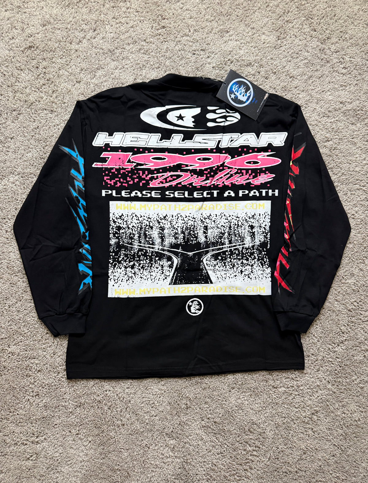 Hellstar Pixel Black Long Sleeve