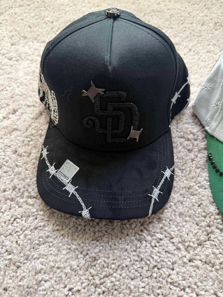 San Diego Padres Custom Rhinestone Hat