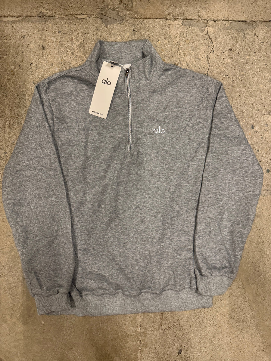 Alo Grey Quarter Zip