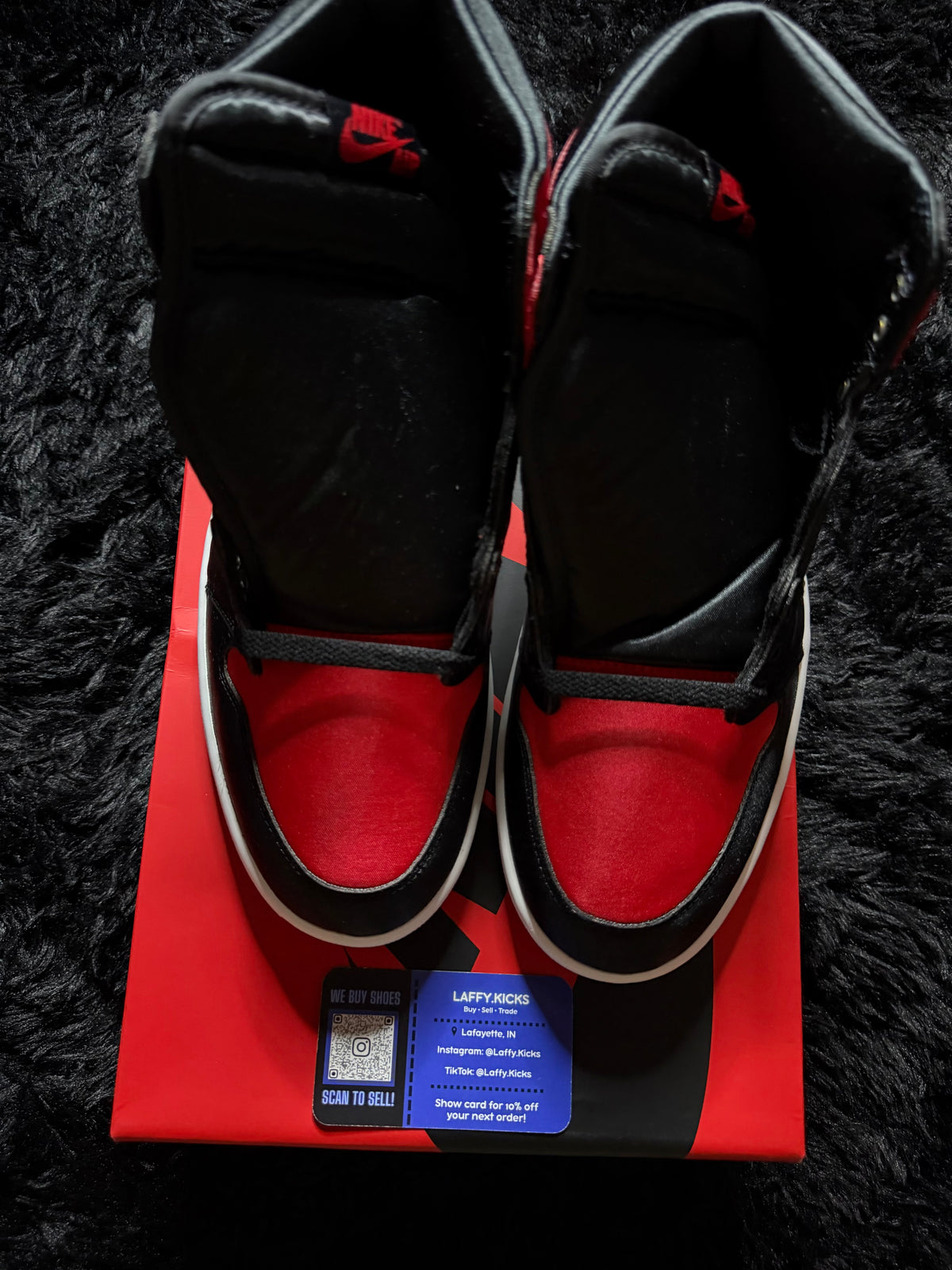 Jordan 1 High “Satin Bred” Brand new