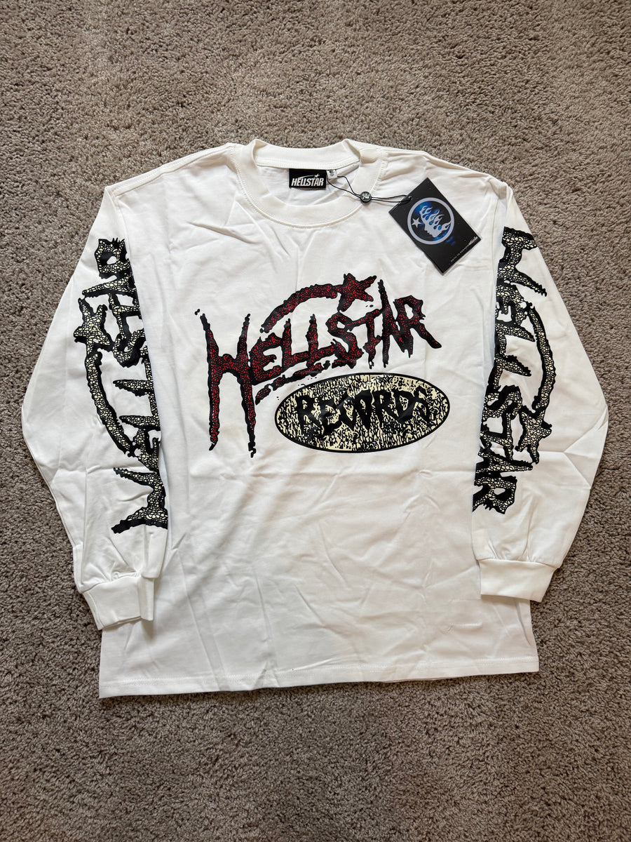 Hellstar Records White Long Sleeve