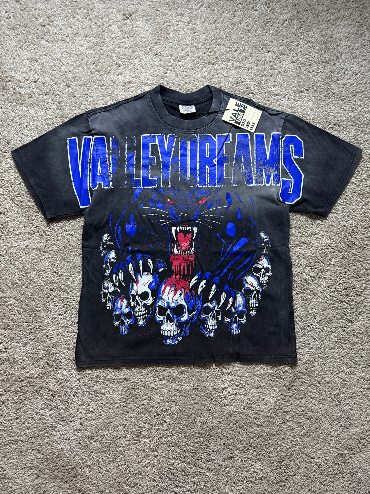 Valley Dreams Dark Blue panther Tee