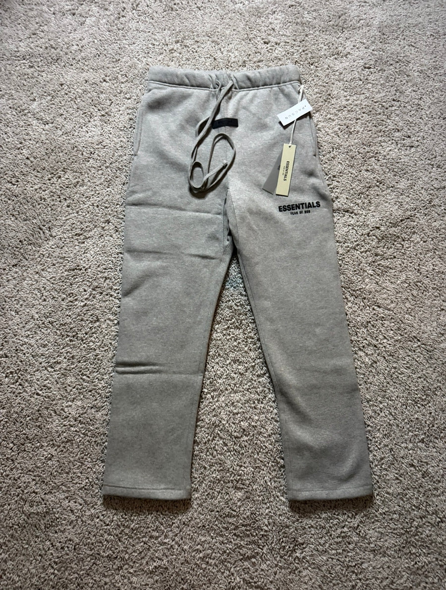 Essentials Dark Oatmeal Uncuffed Pants