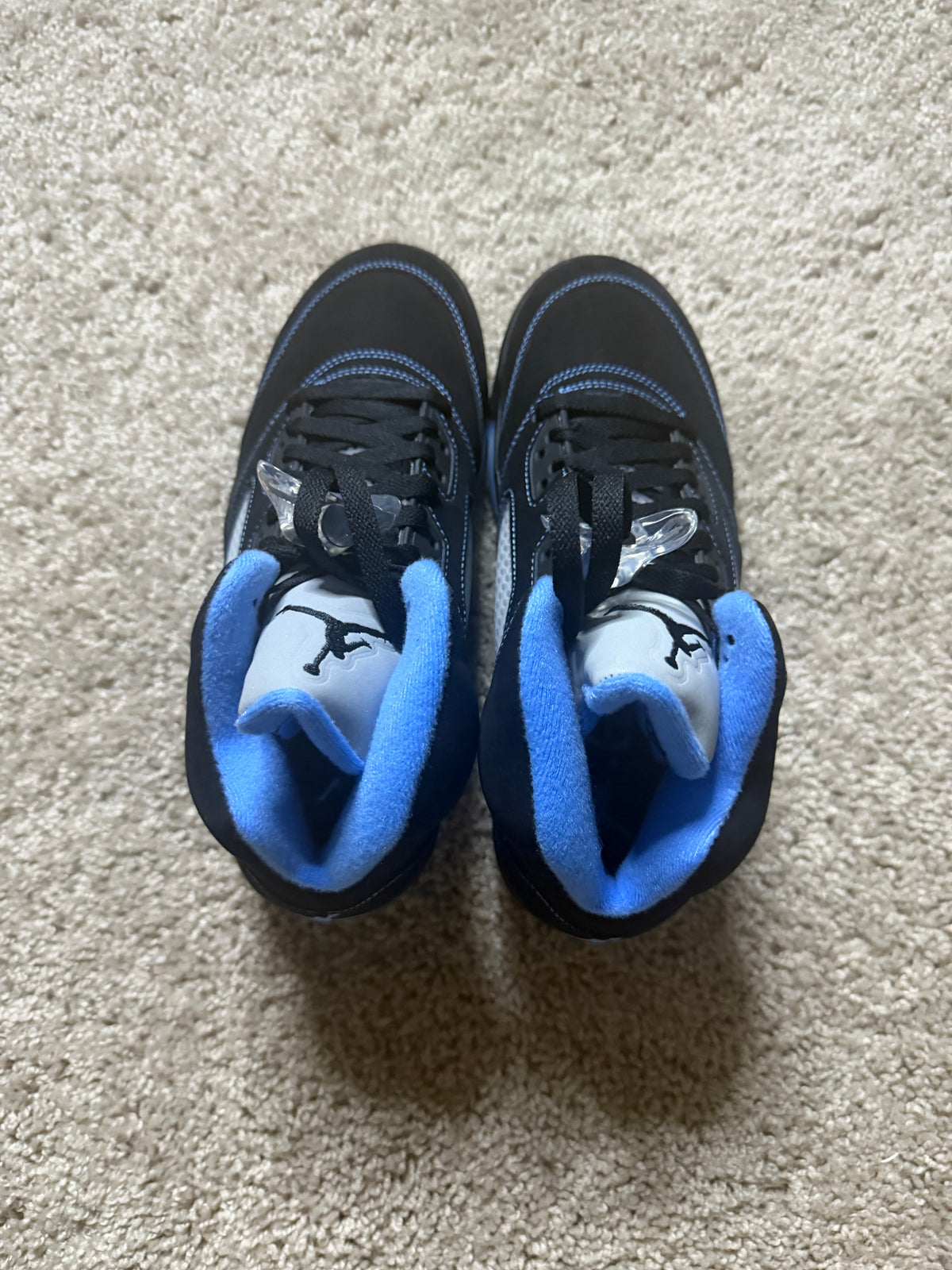 Jordan 5 Black University Blue