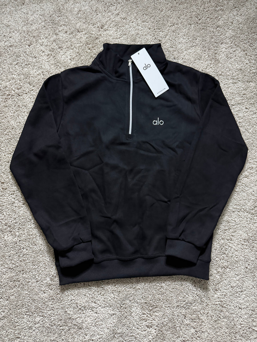 Alo black quarter zip