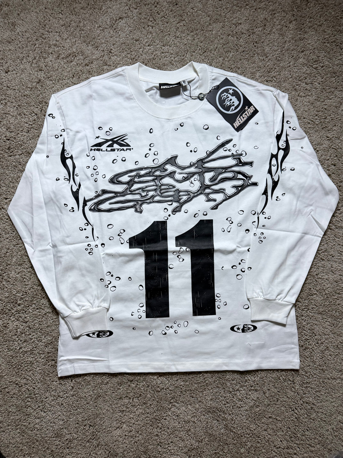 Hellstar silver accent #11 Long Sleeve