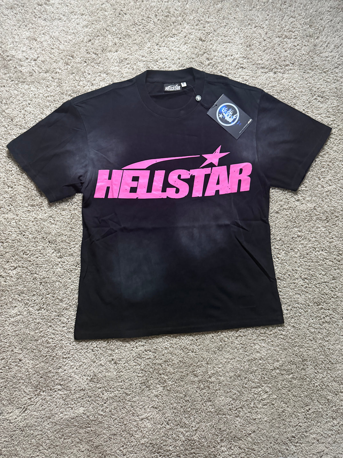Hellstar black Pink Accent Tee
