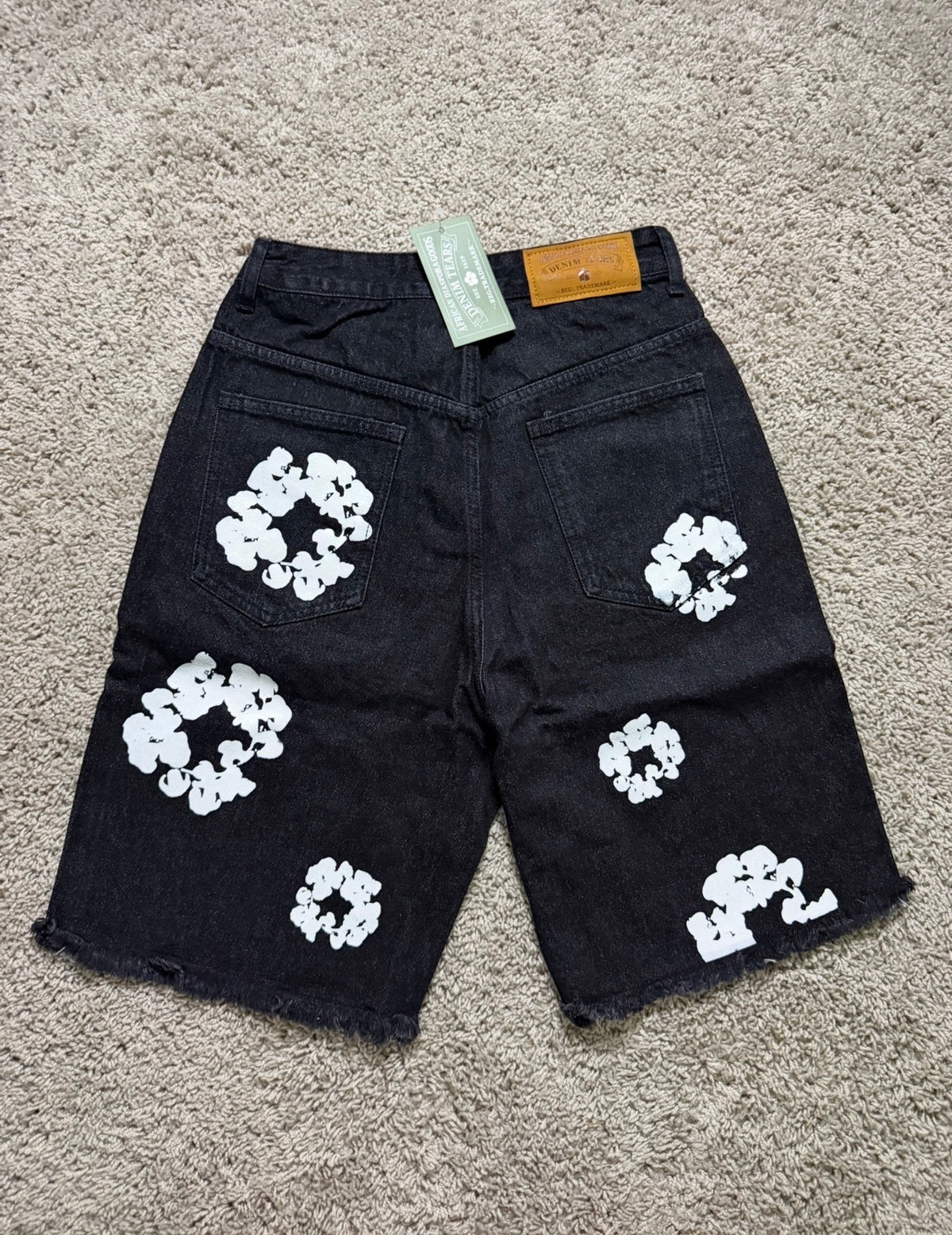 Denim Tear Black Jorts