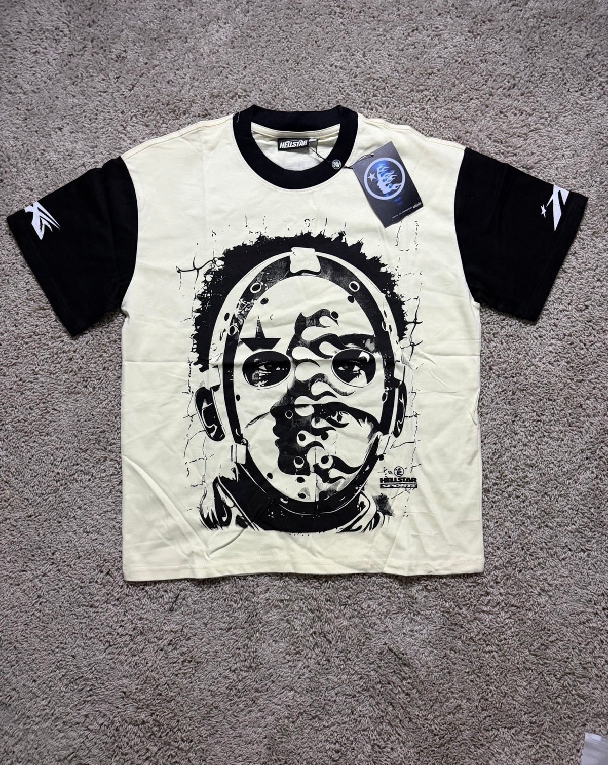 Hellstar masked 777 Cream Tee
