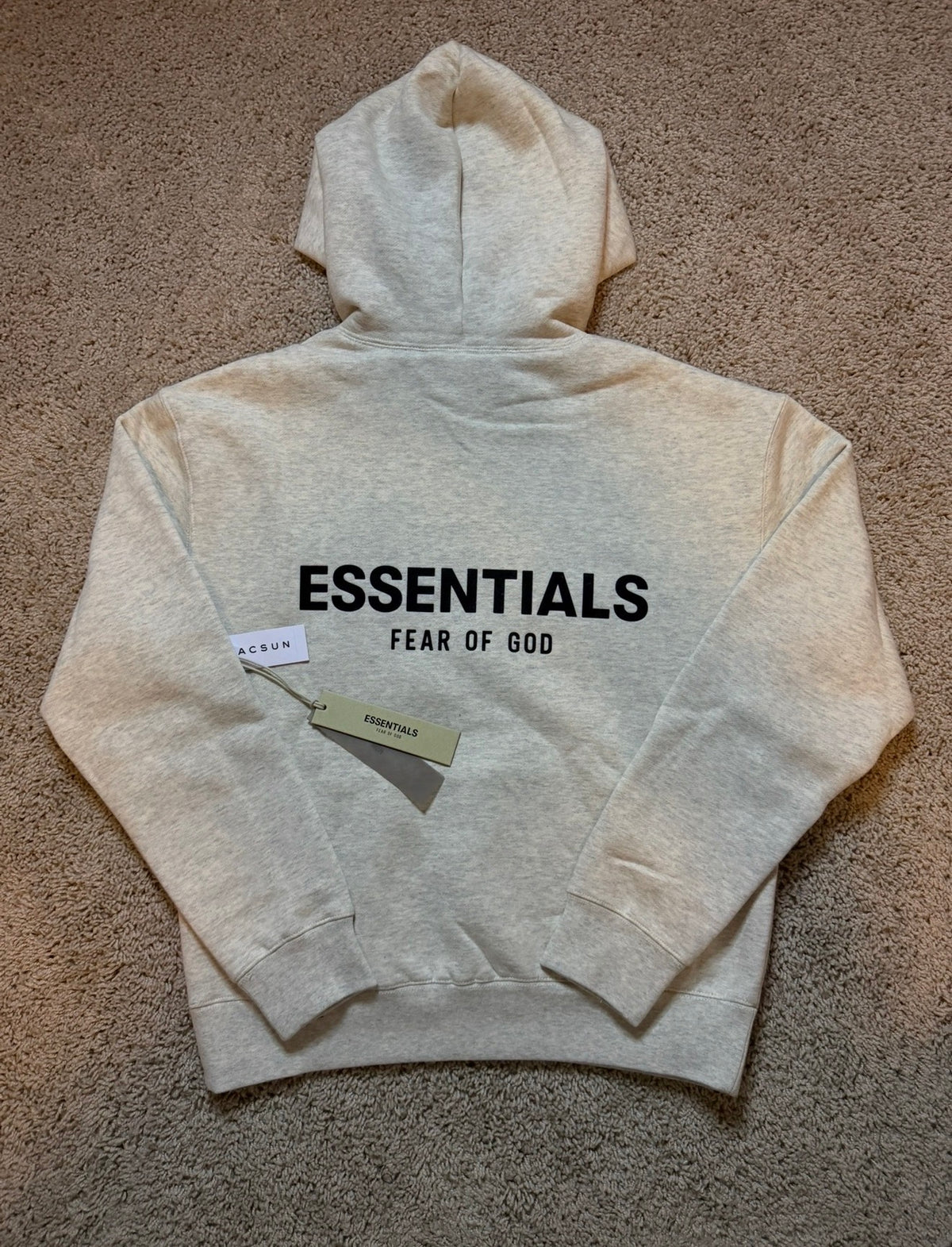 Essentials Light Oatmeal Hoodie