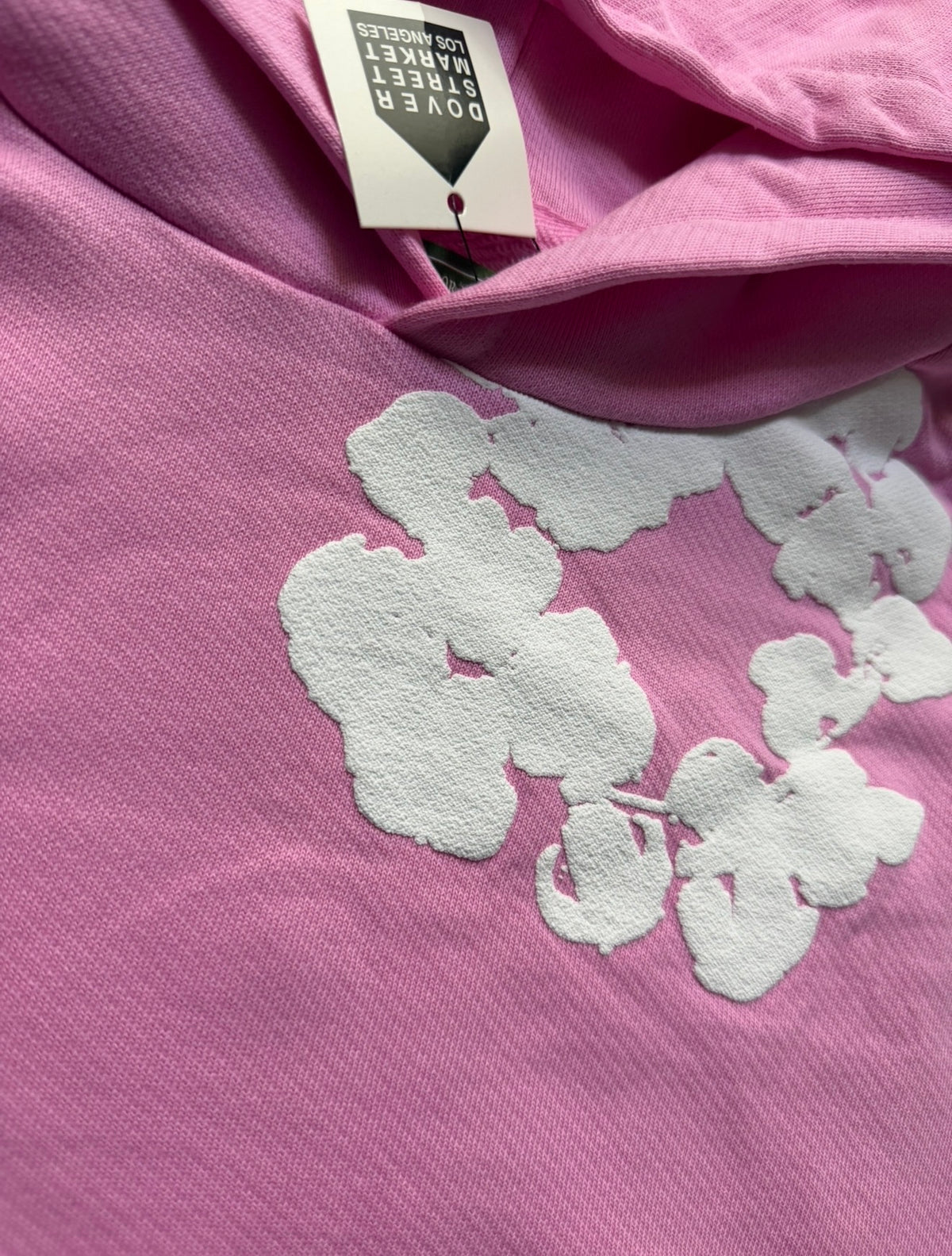 Denim tear Pink Hoodie