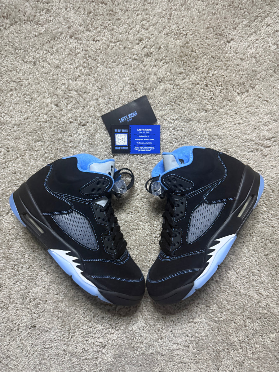 Jordan 5 Black University Blue