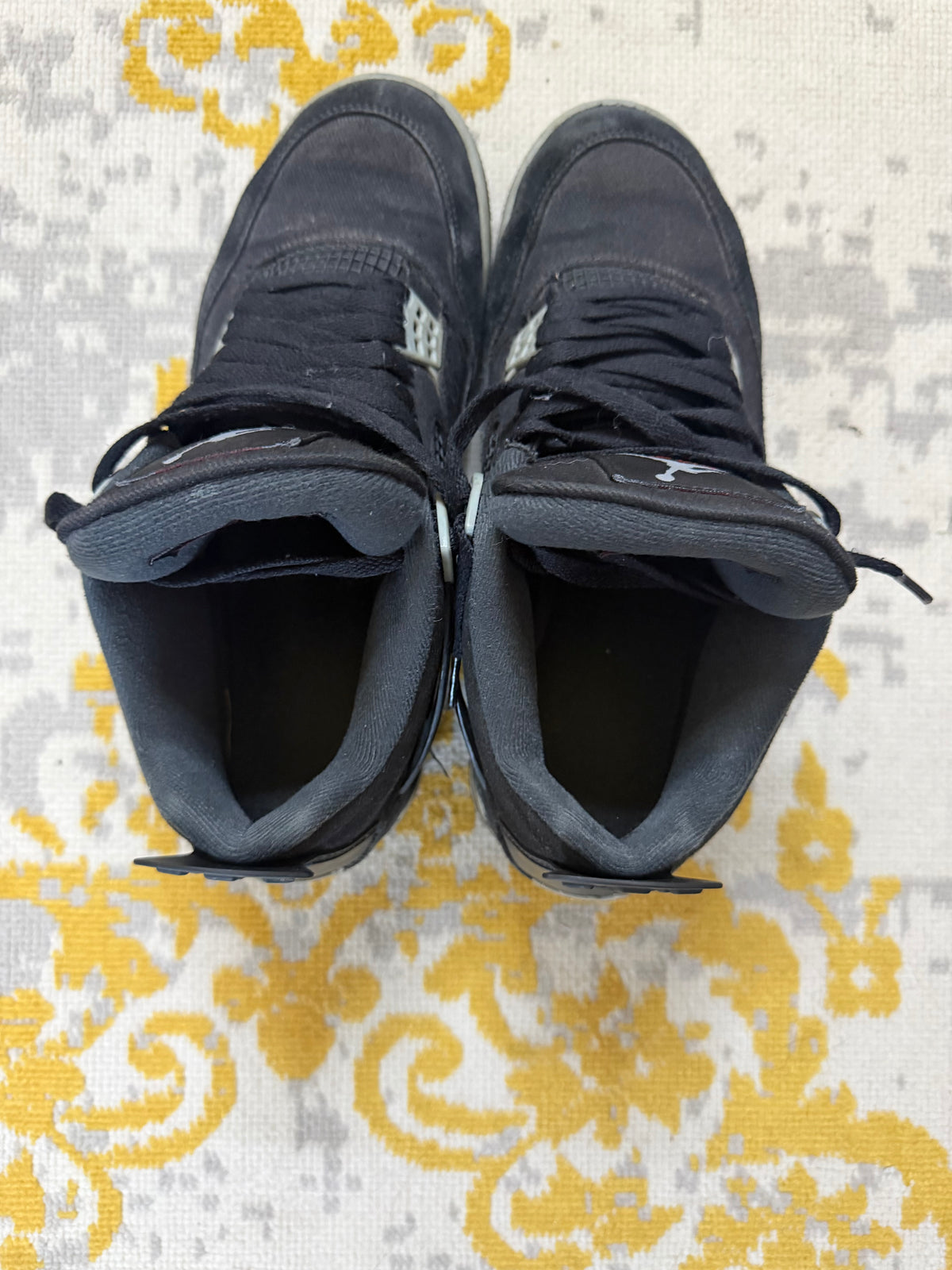 Jordan 4 black canvas Pre-Owned