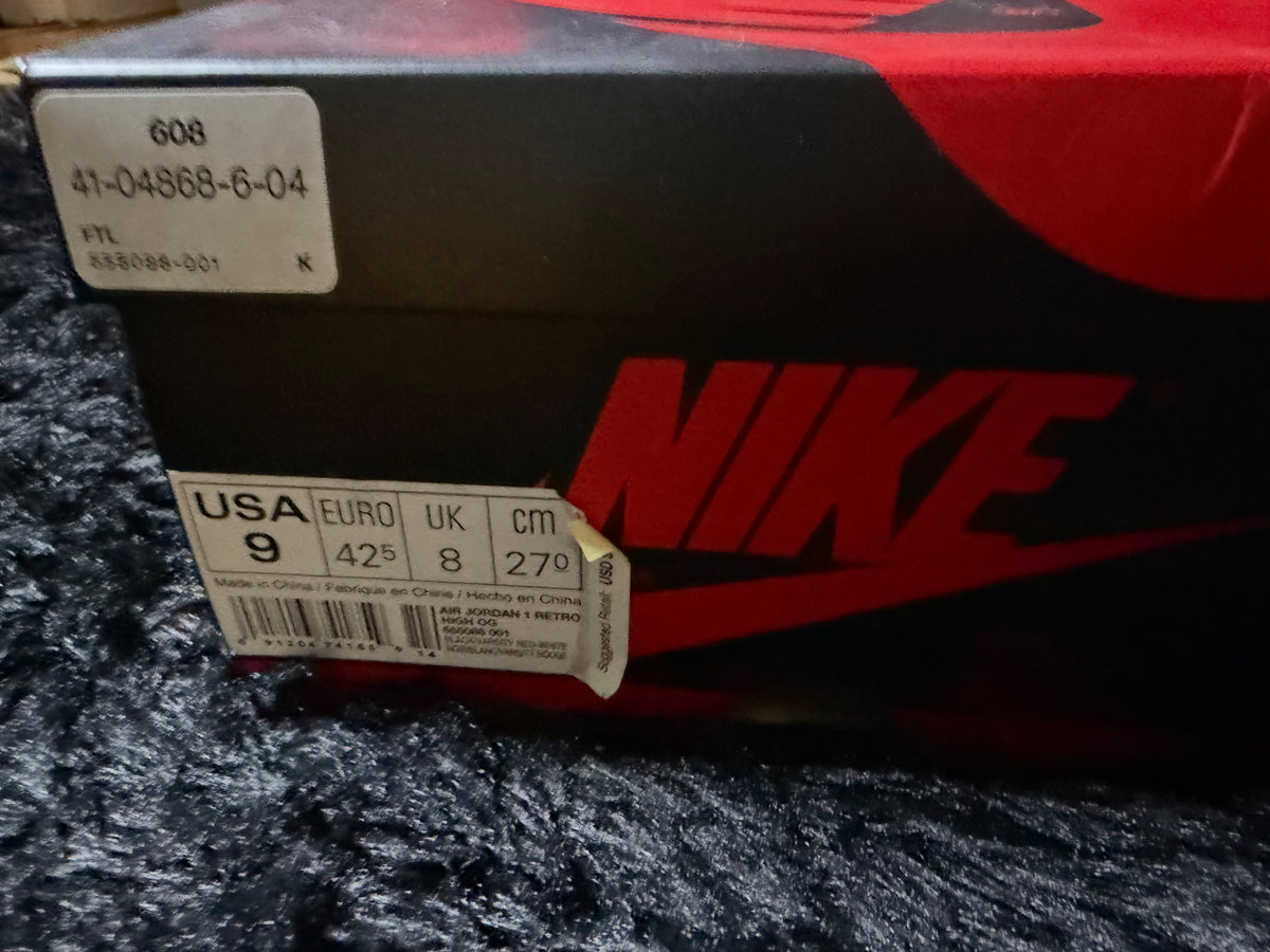 Jordan 1 “Bred” 2016 VNDS