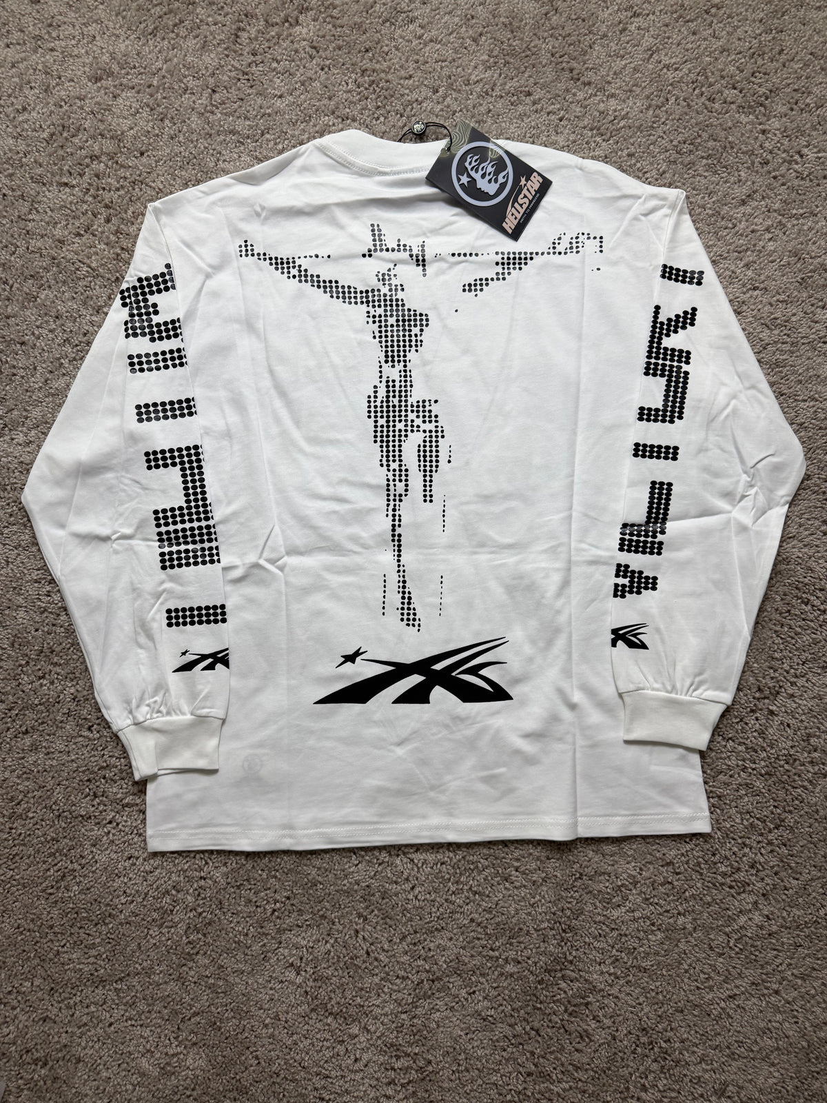 Hellstar White Scoreboard Long Sleeve