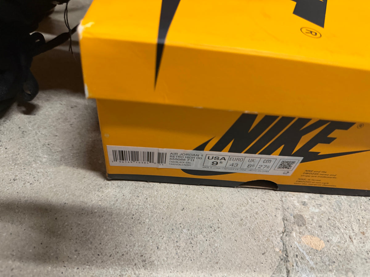 Jordan 1 High Taxi Pre-Owned