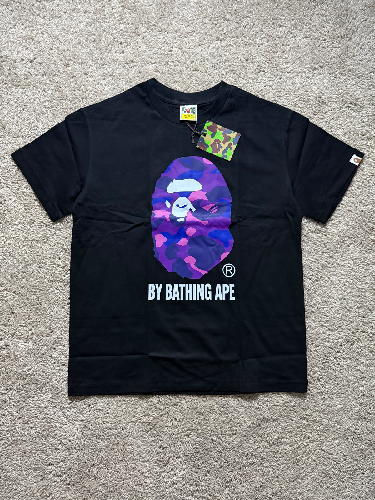 Bape Purple Head Tee