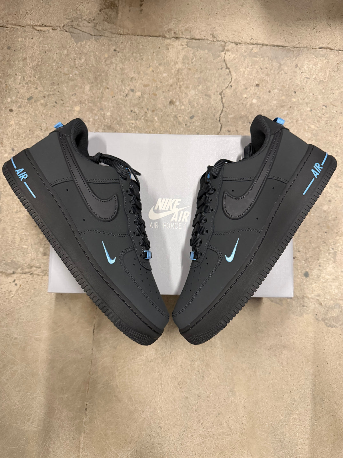 Nike AF1 Dark grey Blue Brand new