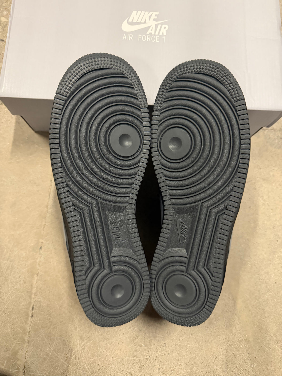 Nike AF1 Black Smoke Grey Brand New