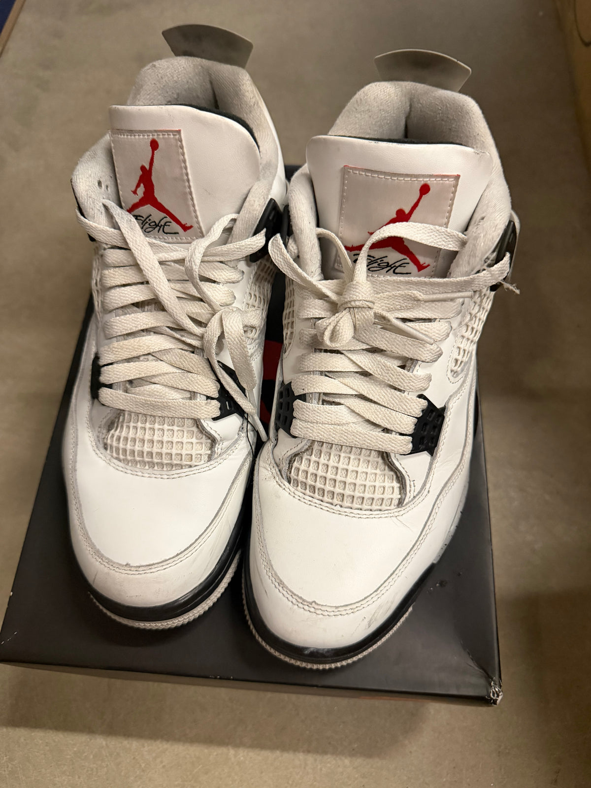 Jordan 4 White Cement