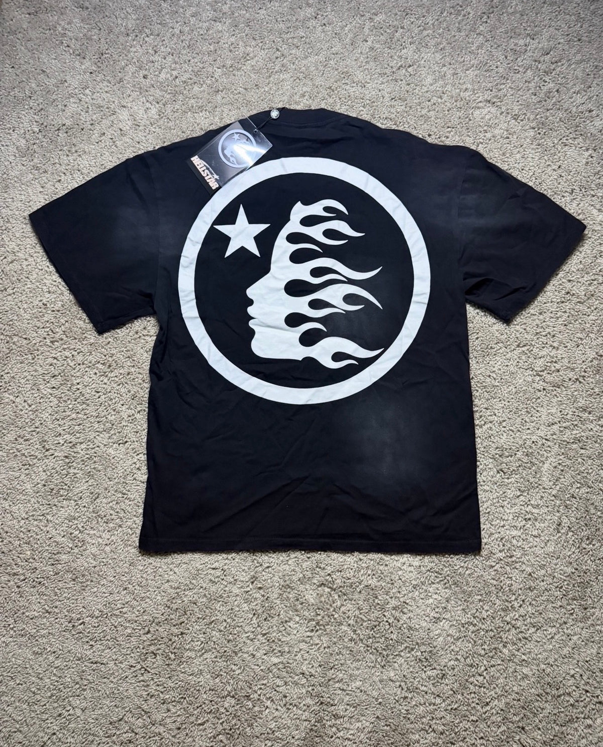 Hellstar Blue Shooting Star black Tee
