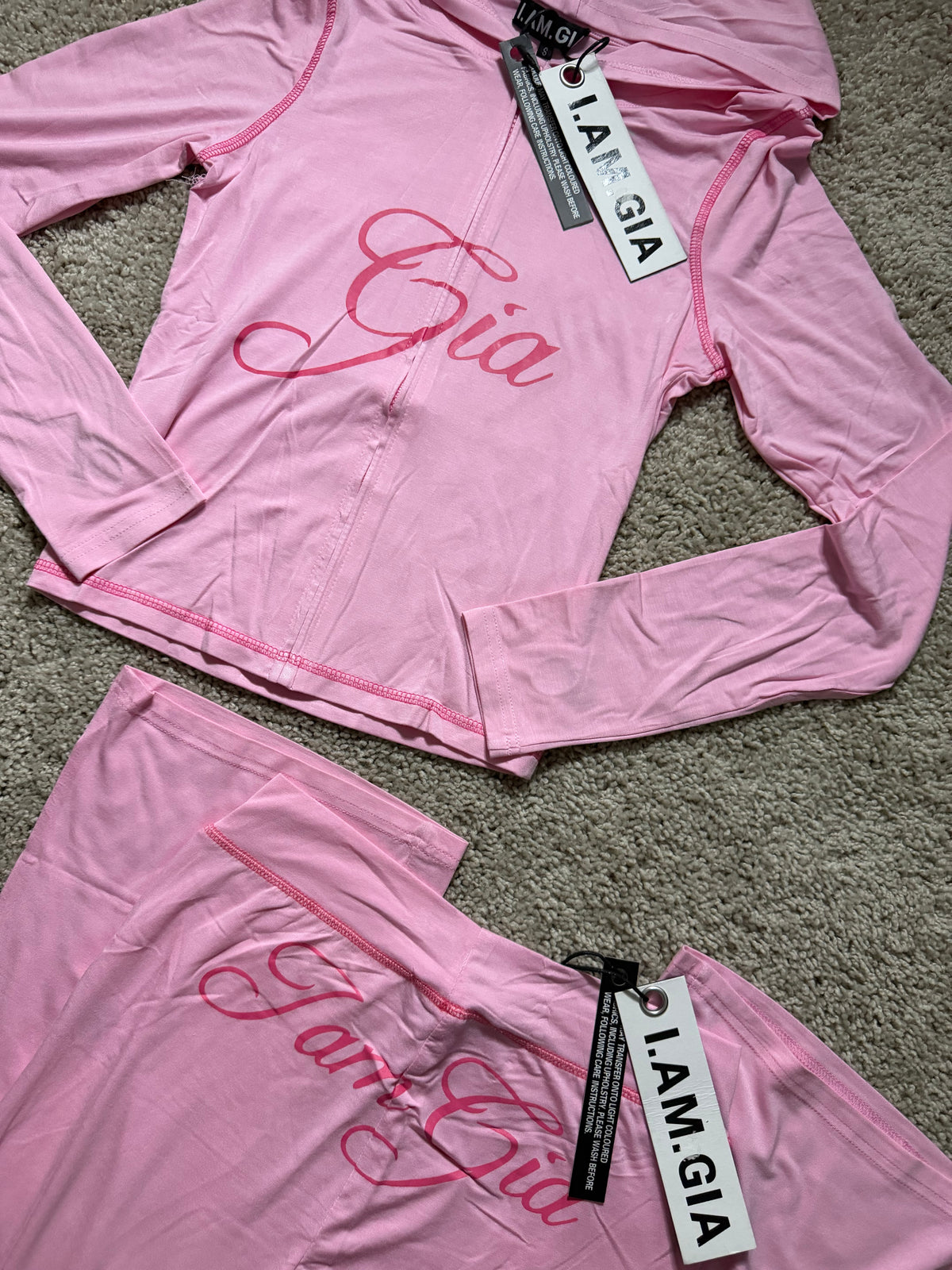 I.AM.GIA pink on pink set