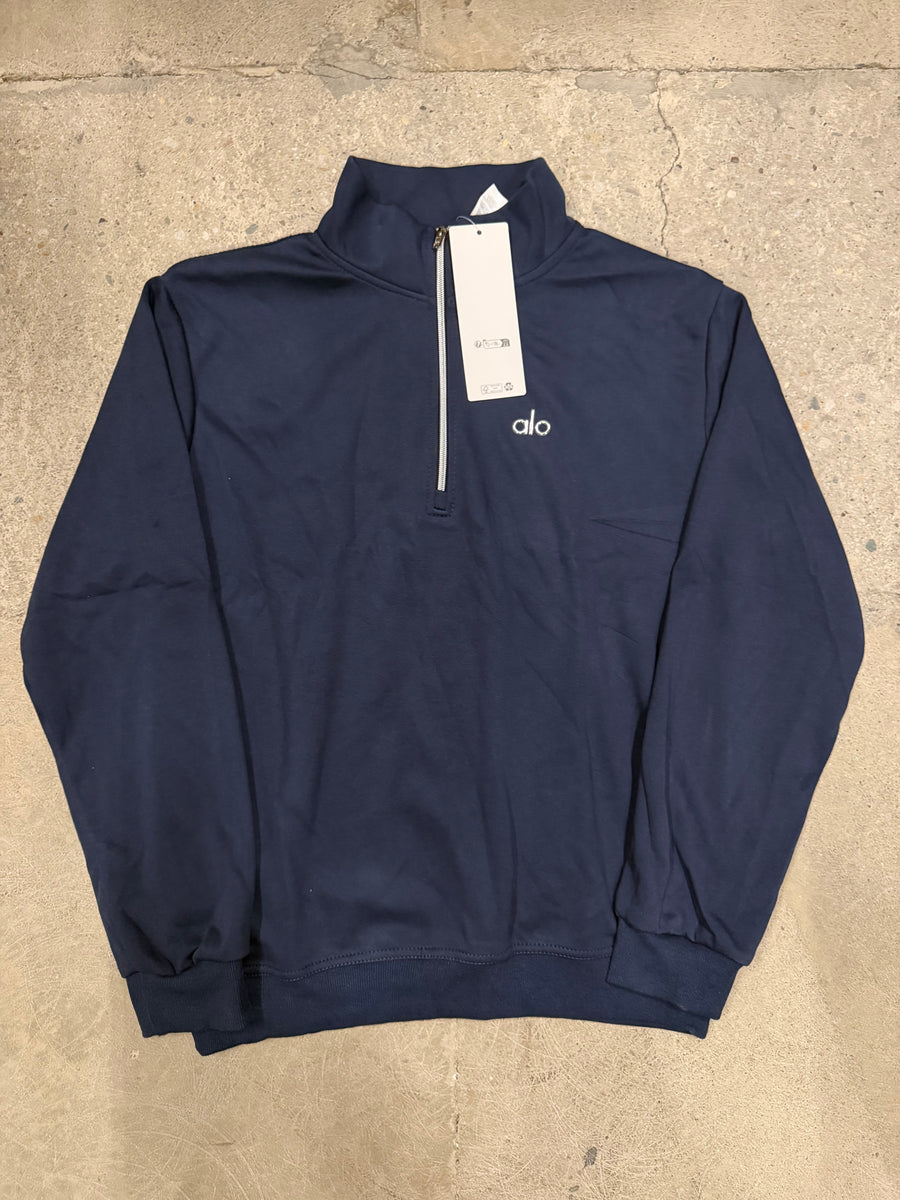 Alo Navy Blue Quarter Zip