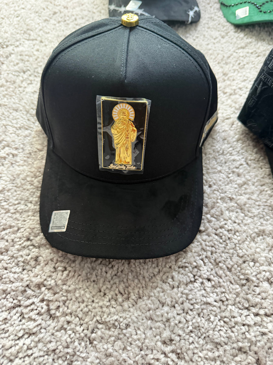 San Judas Black Gold accent Hat