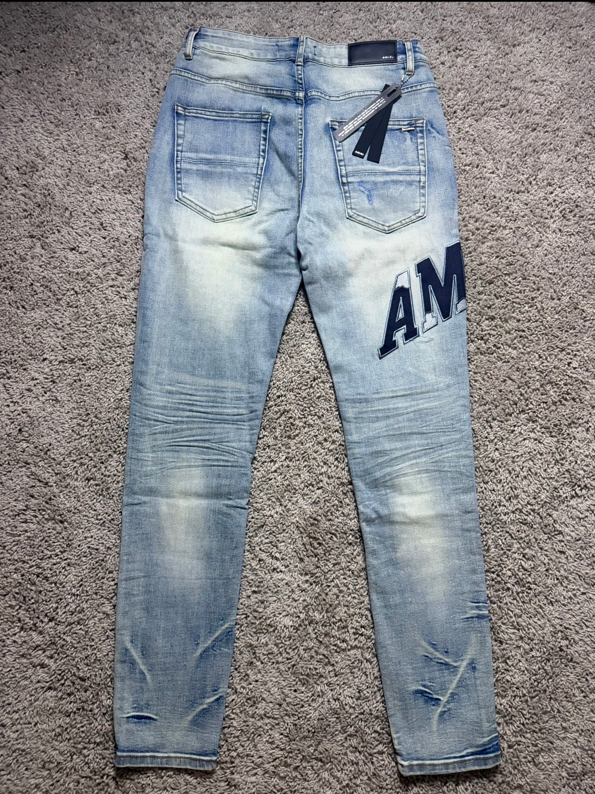 Amiri light blue jeans